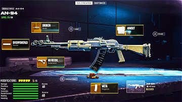 the *NEW* SECRET AN-94 Class Setup in Warzone  2 😱 (Vondel Park Warzone)