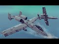 Satisfying Destruction Madness! #21 Feat. A-10 Thunderbolt II Attack Runs | Besiege