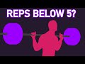 Can Reps Below 5 Maximize Muscle Growth?