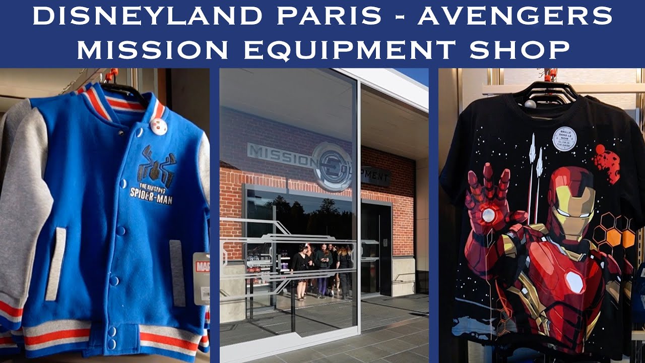 DISNEYLAND PARIS SHOPS - Avengers Mission Equipment Merchandise