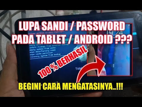 Video: 3 Cara Membuka Kunci Tablet Android