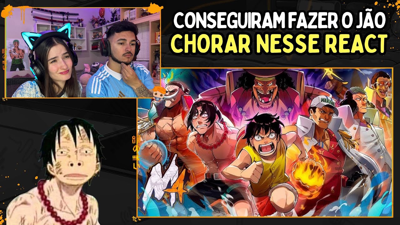 Jão chorou com Marineford - M4rkim (One Piece) | Apenas uma Live