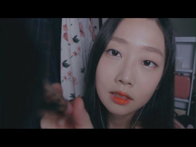 [Korean ASMR]  Lipstick Swatches & Rummaging through Makeup (Talking&NoTalking)