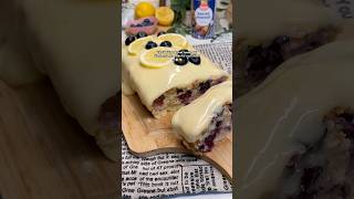 Lemon Blueberry loaf 🫐🍋 #shorts