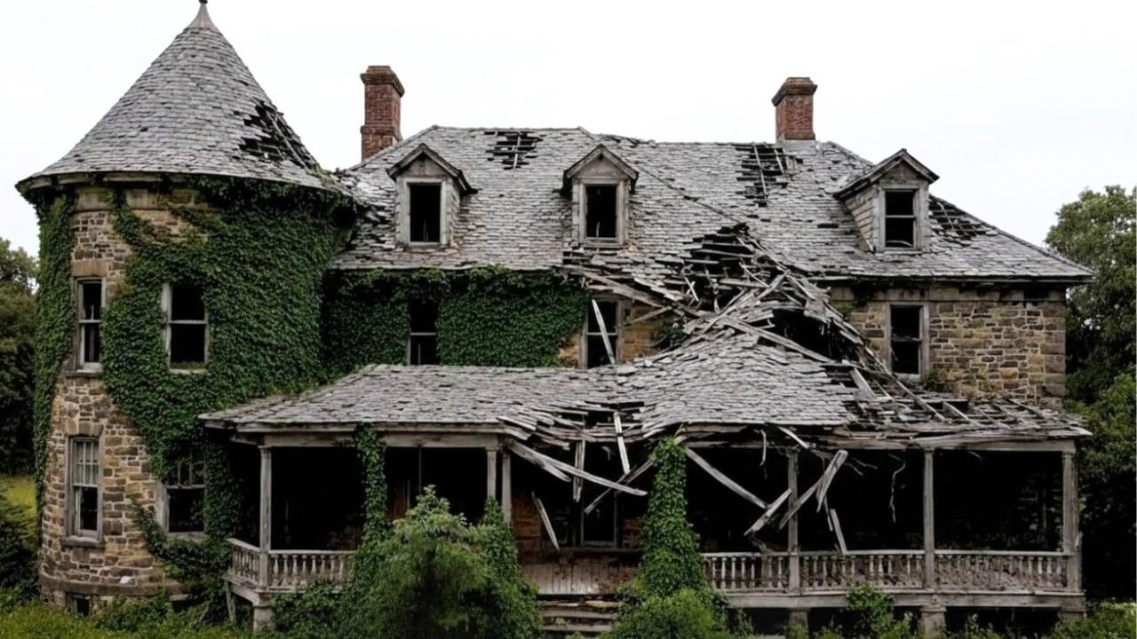 ASMR Abandoned Victorian Stone Estate 1880s - Full Restoration Ruin to Grandeur | Before & After