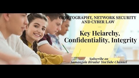 Key hierarchy, confidentiality and integrity