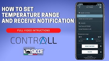 How to Set Temperature Range and Receive Notifications on Sicce SDC  (CONTRALL APP)