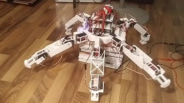 3D Printed Hexapod - Gait Test 1