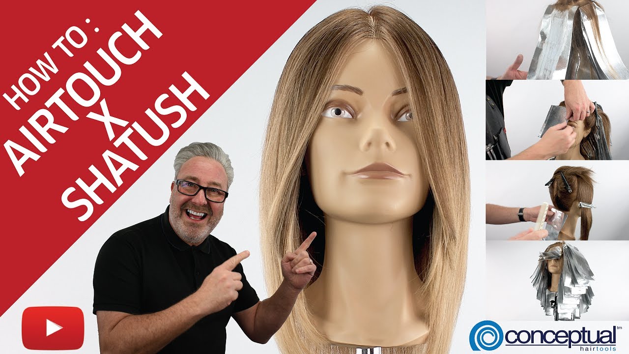 Airtouch X Shatush Balayage - Hair Colour Tutorial