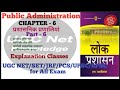 UGC NETPAPER-2PUBLICADMINISTRATION/CH-6 प्रशासनिक प्रणालियां/part-6#publicadministration#mlkbook