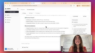 How to Generate Sales Reports in SECONDS with AI Agents (Zams + HubSpot, Gong & Salesforce)