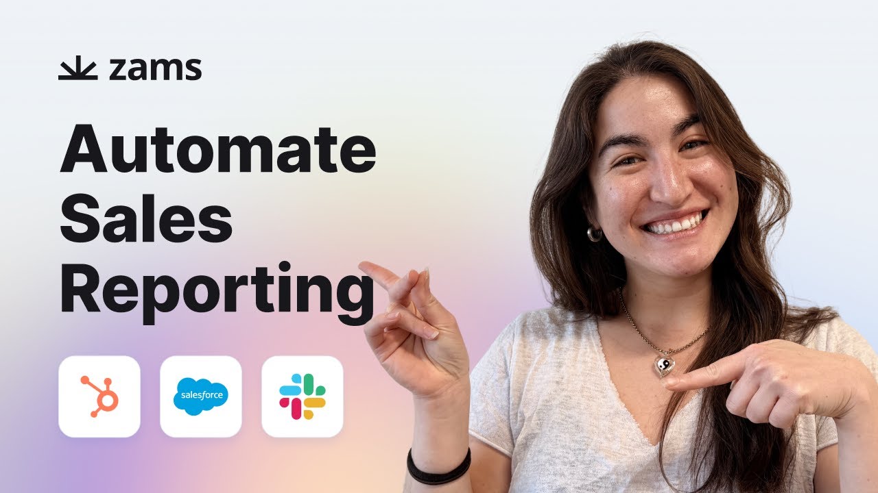How to Generate Sales Reports in SECONDS with AI Agents (Zams + HubSpot, Gong & Salesforce)