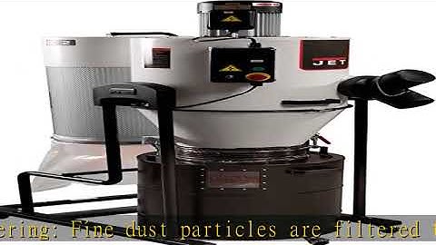 JET JCDC-2 Cyclone Dust Collector, 2-Micron Filter, 938 CFM, 2 HP, 1Ph 230V (717520)