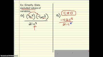 11-3 Simplifying Rational Expressions