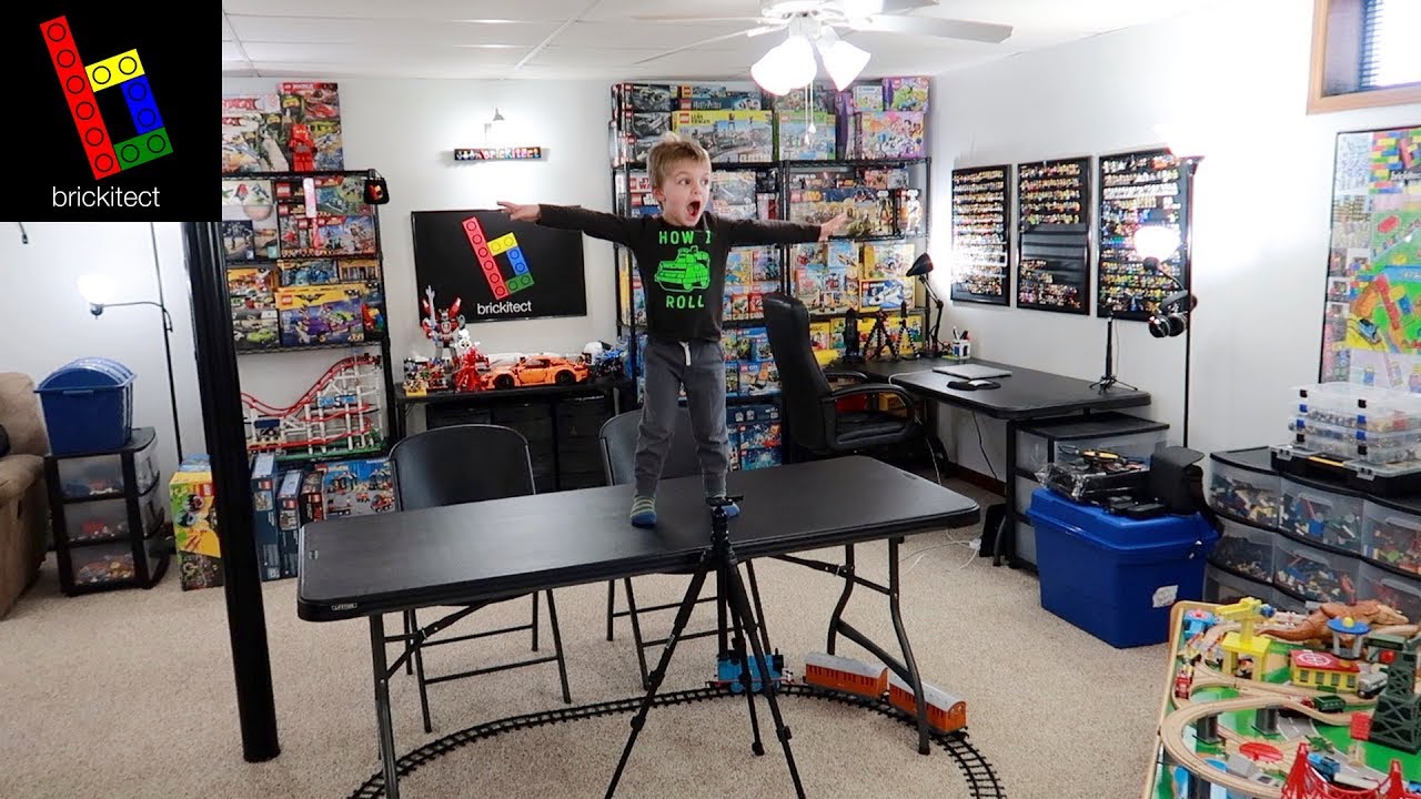 THE BRICKITECT STUDIO IS ORGANIZED! Let's Go on a LEGO Room Tour - YouTube