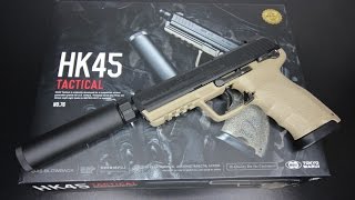 Tokyo Marui HK 45 Tactical Airsoft Pistol from Camo Raids