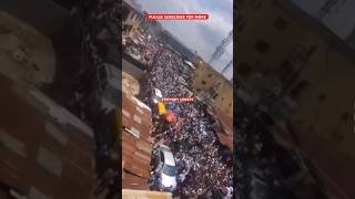 Massive Crowd For Mohbad In Agege #mohbad #imole
