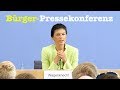 Sahra Wagenknecht (Linke) stellt sich Bürgerfragen - Tag der Offenen BPK-Tür 2017