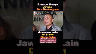 Rismon Hanya Jawab Dua Pertanyaan  #ijazah #roysuryo #roy