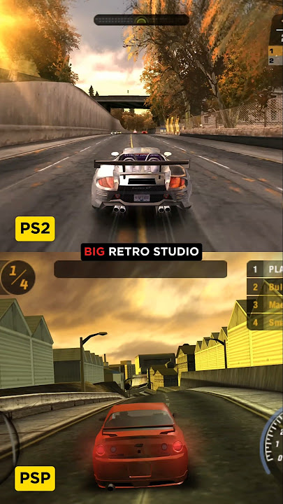 PSP vs PS2 - NEED FOR SPEED: MOST WANTED
