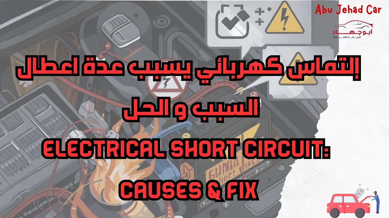 إلتماس كهربائي يسبب عدة اعطال السبب و الحل / Electrical Short Circuit: Causes & Fix