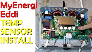 MyEnergi Eddi Temperature Sensor Installation. Relay and Sensor Board.