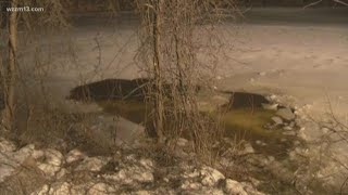 Teen missing after falling through ice