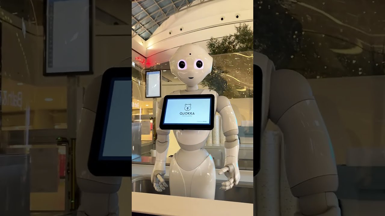 How To Order Quokka Robotic Gelato | Ice Cream in Marina Mall Abu Dhabi | Samia's Kitchen | 