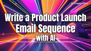 Schrijf een e-mailreeks voor productlancering met AI (geen ervaring vereist)