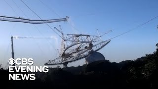 One of world's largest telescopes collapses in Puerto Rico