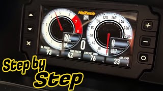 Easiest How to install Haltech IC-7 Dash