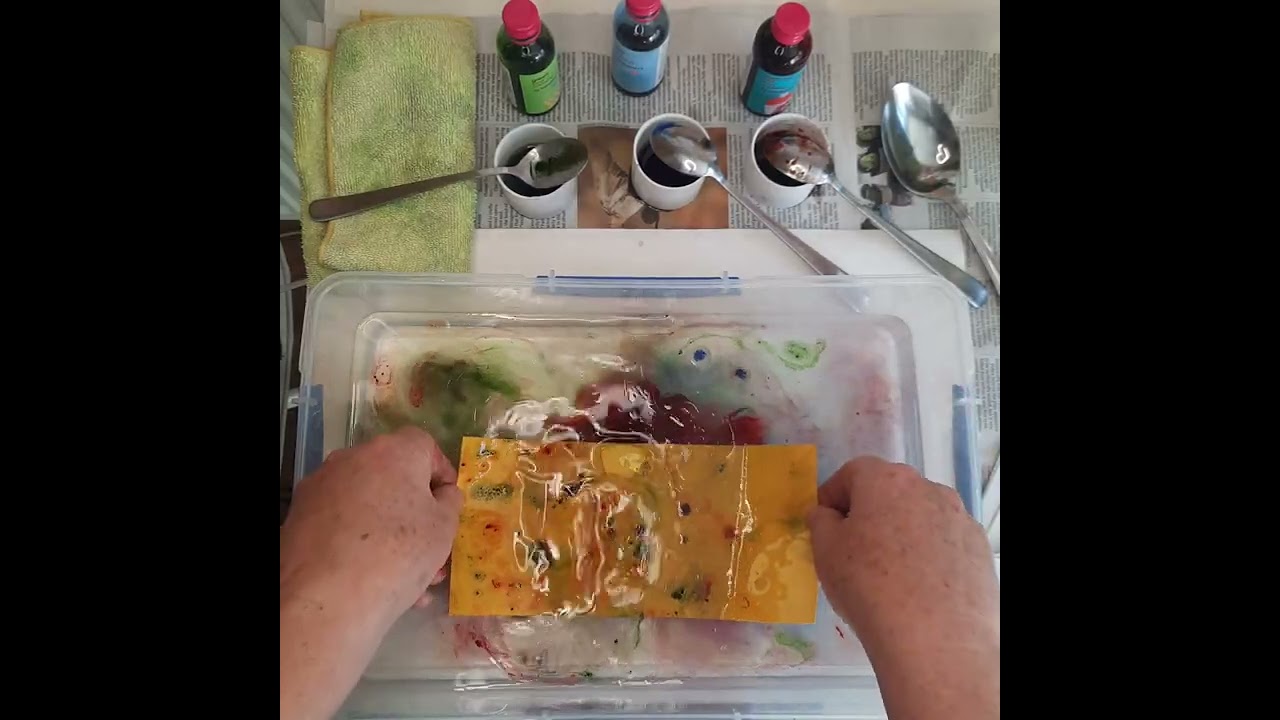 OG Education Resource: Oil and Food Colouring Marbling Activity