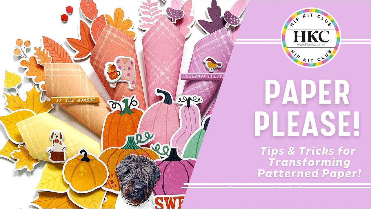 CREATE A COLORFUL PAPER CONES BACKGROUND - ANKE KRAMER - OCTOBER 2025 HIP KITS