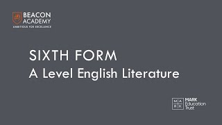 English Literature at Beacon Academy Sixth Form