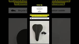 Best Bicycle Components - Bicycle Comfortable Seat Soft Cushion Saddle. T12101