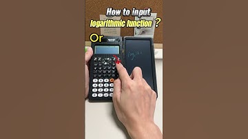 How to input logarithmic functon #newyes