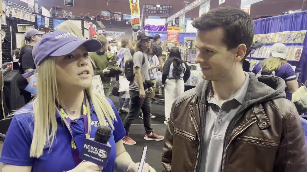 Meeting Chandler Riggs from 'The Walking Dead' at Pensacon 2024