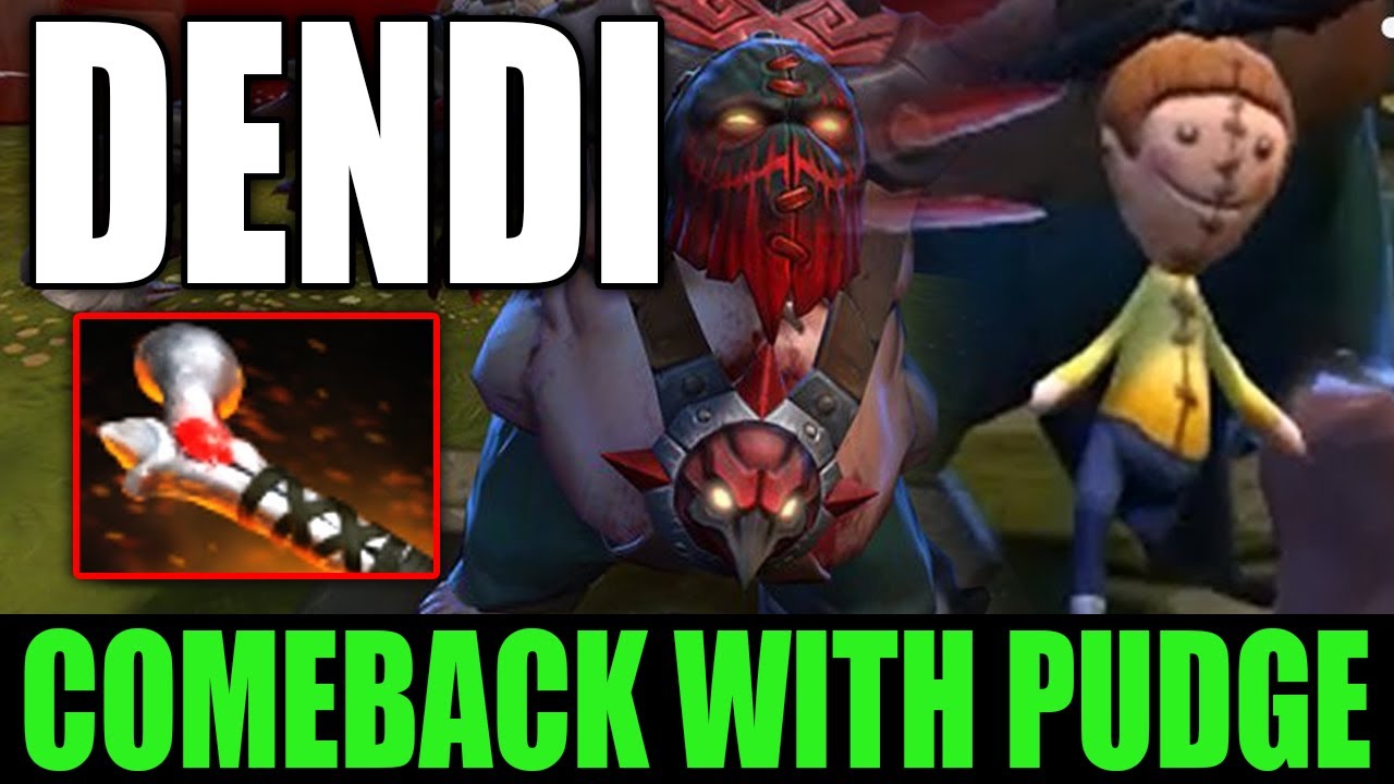 Dendi Pudge Rod Of Atos Build Comeback Is Real Dota 2 Youtube