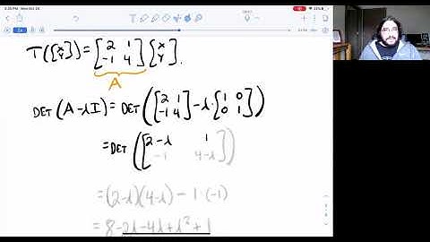Linear Algebra: How To Find Eigenvalues and Eigenvectors