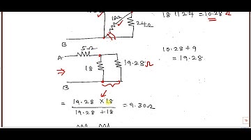 #BEC304  Network Analysis : Important star delta transformation problems Example  1