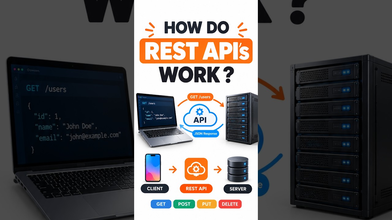 How REST API's Work ? #shorts - YouTube