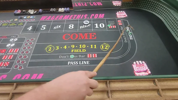 CRAPS! Using Flat Betting the DONT to farm for the 4 or 10. Looking for a 2-1 advantage.