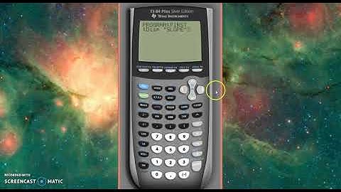 Exploring TI-Basic: Our first program