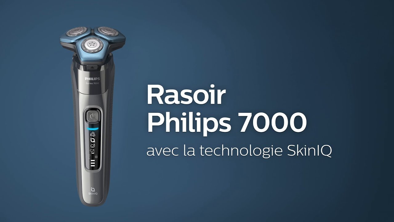 Philips Rasoir 7000 - Un rasage de près. Préservant davantage la peau.