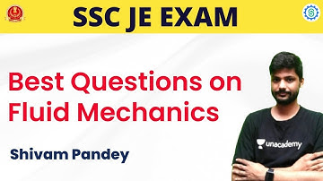 Best Questions on Fluid Mechanics | SSC JE | Shivam Pandey
