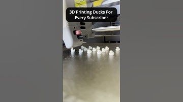 3D Printing a Duck For Every New Subscriber! #3d #3dprinting #3dprinted