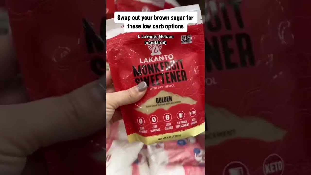 Swap out your brown sugar for these low carb options