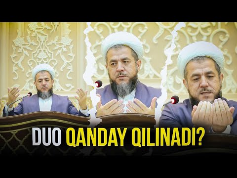 Мукаммал дуо қилиш тартиби...