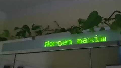 Openhab + Wemos + MQTT + MAX7219 LED Dot Matrix