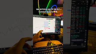 BTC Trade LIVE 🔥 Will It Hit TP or SL? #shorts
